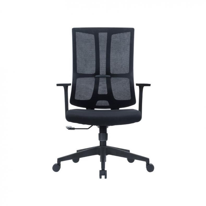 悦山（YUESHAN） YSOC1U-040BW 网布办公椅 尼龙脚 610*620*995-1065mm（单位：张） 黑色