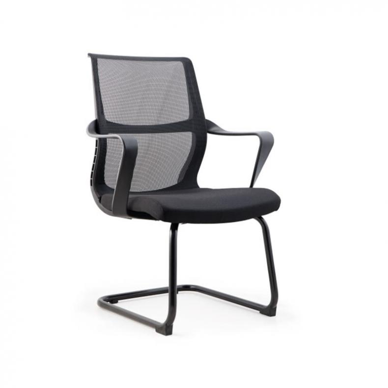 悦山（YUESHAN） YSOC2JYCH-145C-LPW 网布弓形办公椅 600*590*935mm（单位：张） 黑色