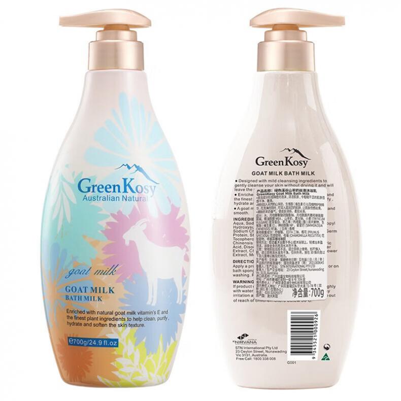 绿色溪谷 山羊奶丝滑 沐浴乳 700ml （单位：瓶） 新老版本随机 
