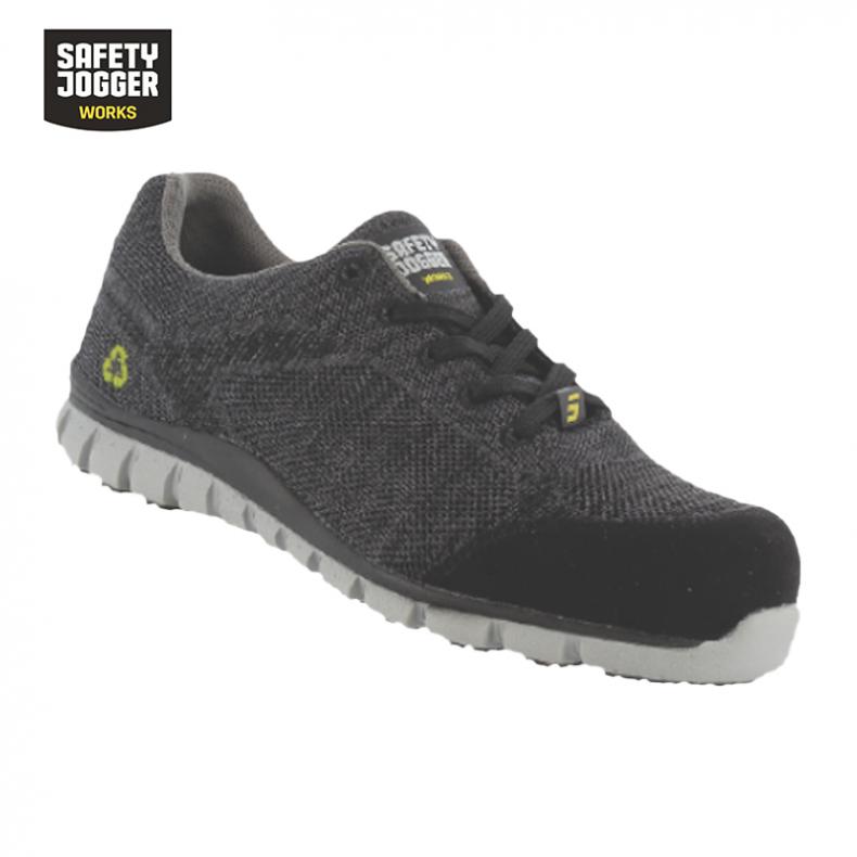 鞍琸宜（SAFETY JOGGERS） 010717 MORRIS S1P 防砸防刺穿安全鞋 透气款 40码（单位：双） 黑色