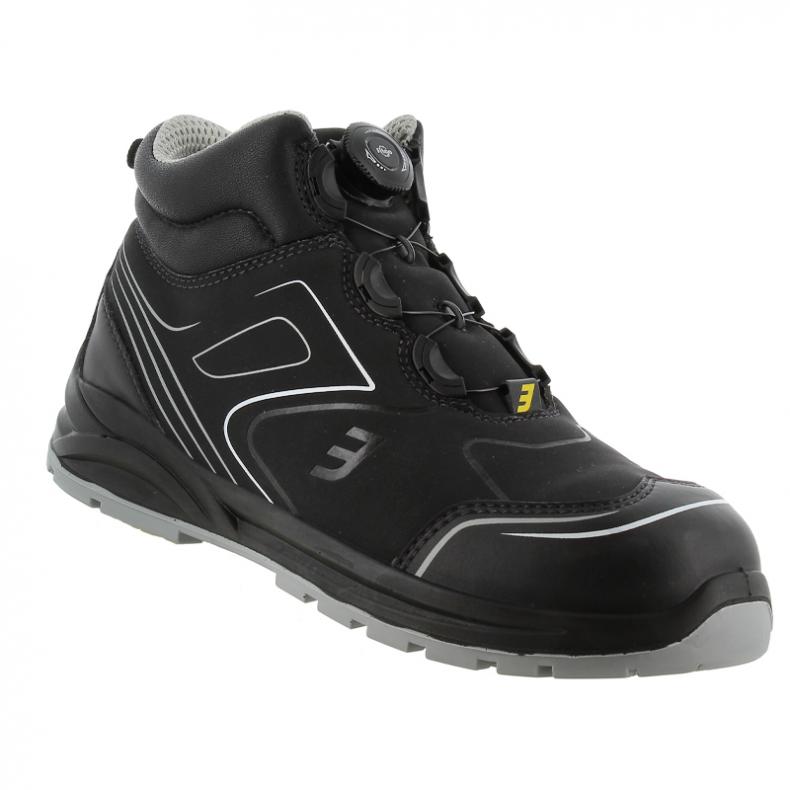 鞍琸宜（SAFETY JOGGERS） 011254 CADOR S3 LOW TLS 防砸防穿刺低帮旋钮扣安全鞋 41码（单位：双） 黑色