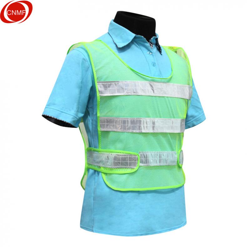 谋福（CNMF) 8022 透气反光驾校马甲 网马甲（单位：件） 草绿色
