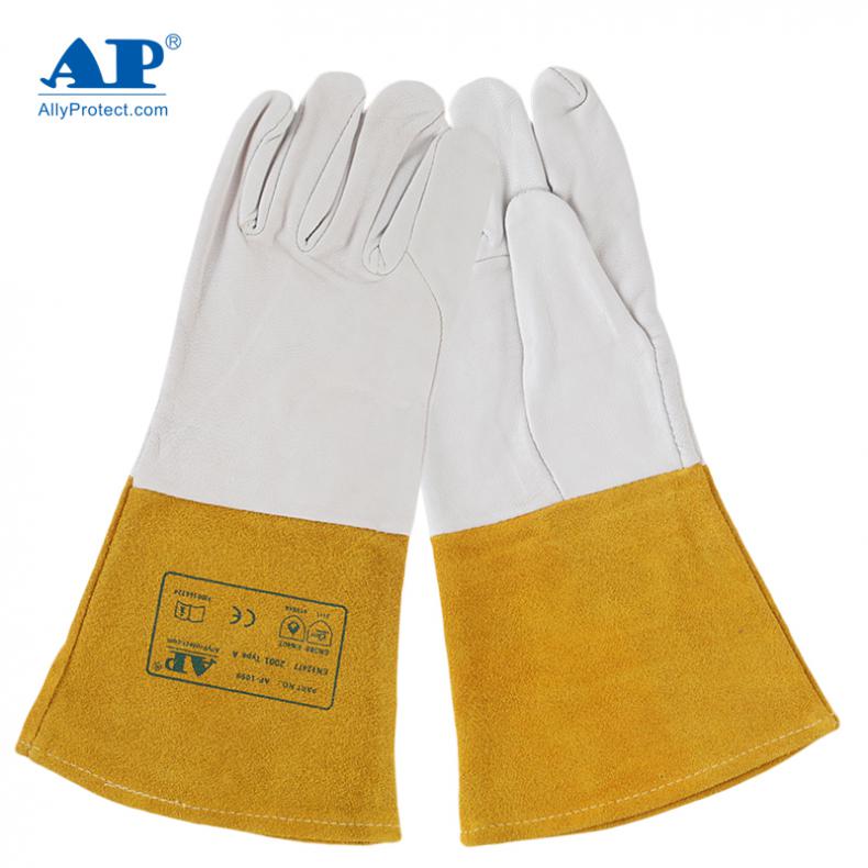 友盟（AP） AP-1099 上等羊青长袖筒TIG手套 XL码 长27CM（单位：副）