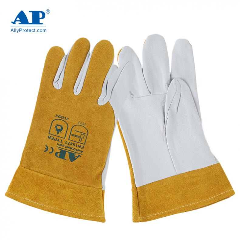 友盟（AP） AP-1188 上等羊青短袖筒TIG手套 M码 长27CM（单位：副）