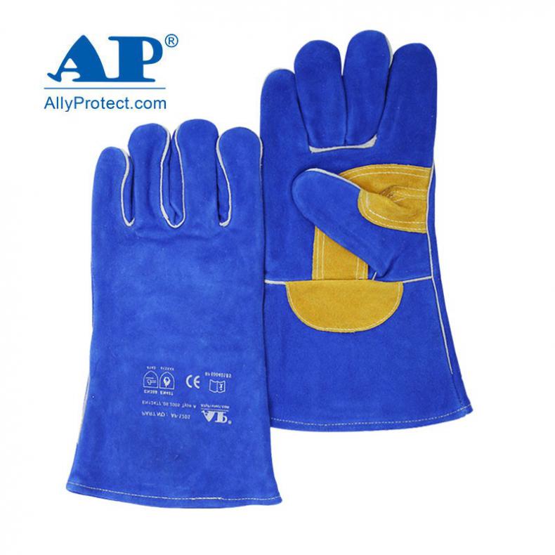 友盟（AP） AP-1201 护掌烧焊手套 XL 长35CM（单位：副） 彩蓝色