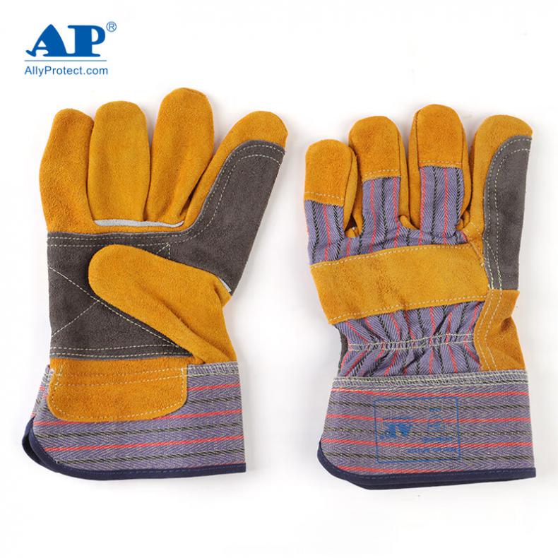 友盟（AP） AP-1524 全托手套 XL码 长27CM（单位：副） 金黄加碳啡色