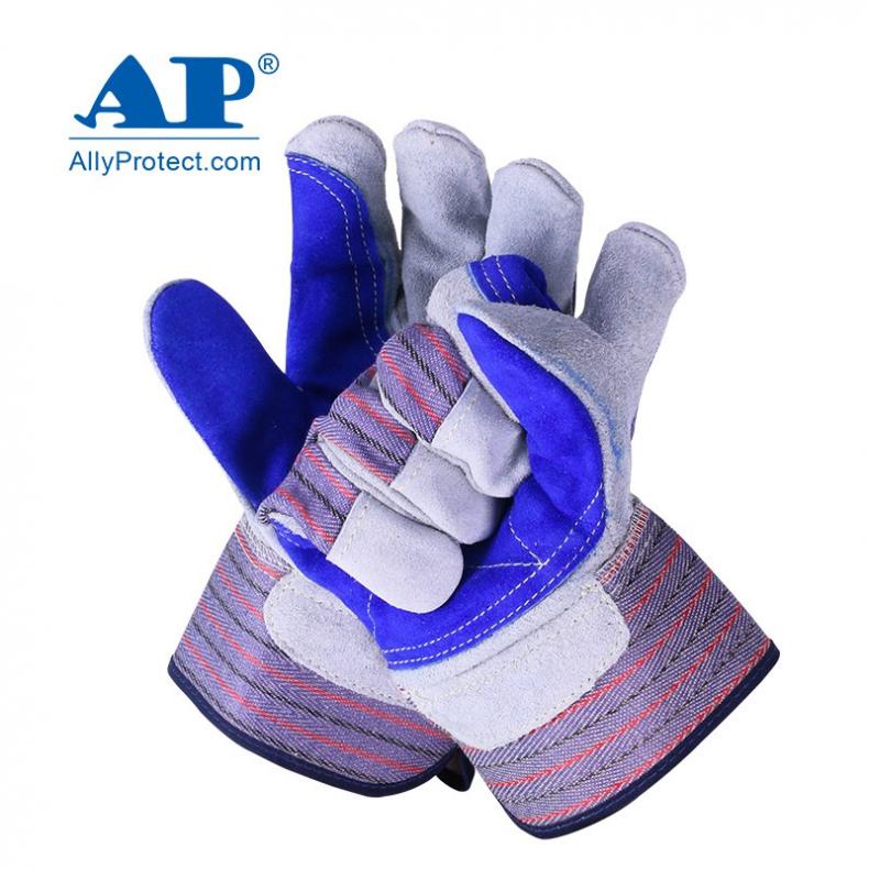 友盟（AP） AP-1525 全托手套 M码 长27CM（单位：副） 原色加青色