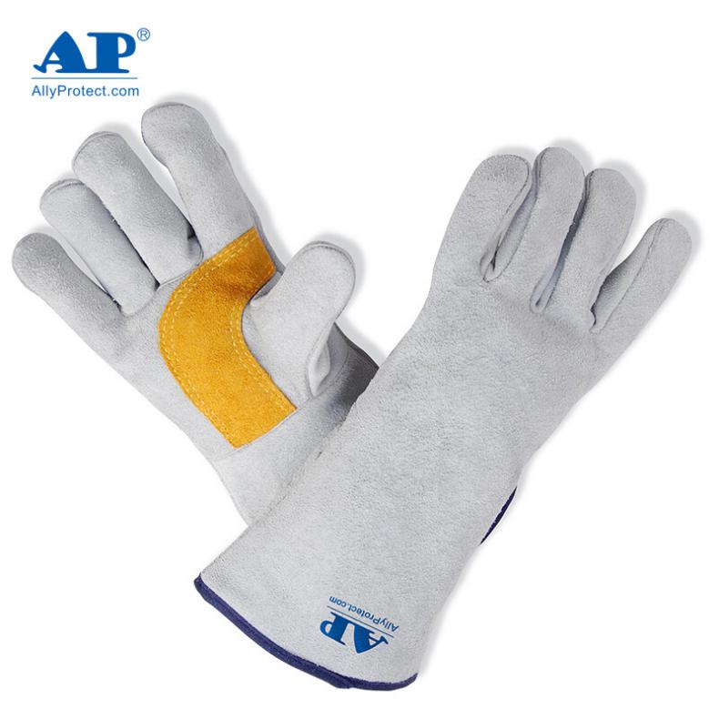 友盟（AP） AP-2002 护掌烧焊手套 L 长35CM（单位：副） 原色