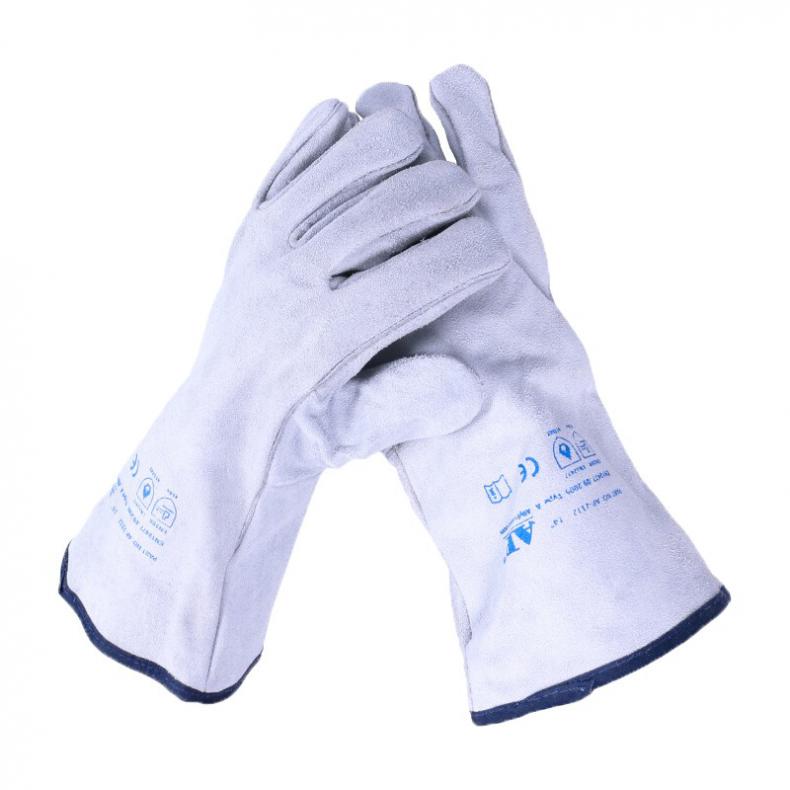 友盟（AP） AP-2112 全皮烧焊手套 L 长35CM（单位：副） 原色