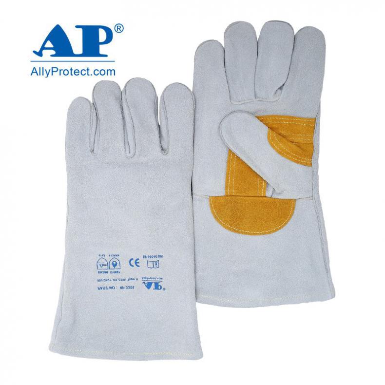 友盟（AP） AP-2201 护掌烧焊手套 XL 长35CM（单位：副） 原色