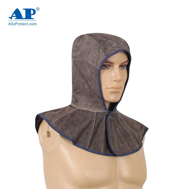 友盟（AP） AP-3000C 皮全护式焊帽(短) 39*50cm（单位：顶） 碳啡色