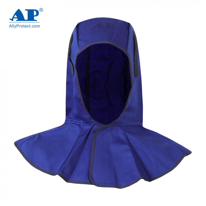 友盟（AP） AP-6680 阻燃布全护式焊帽 39*50cm（单位：顶） 蓝色