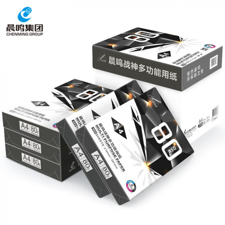 晨鸣（CHENMING） 80g A4 战神复印纸 500张/包 8包/箱（单位：箱）
