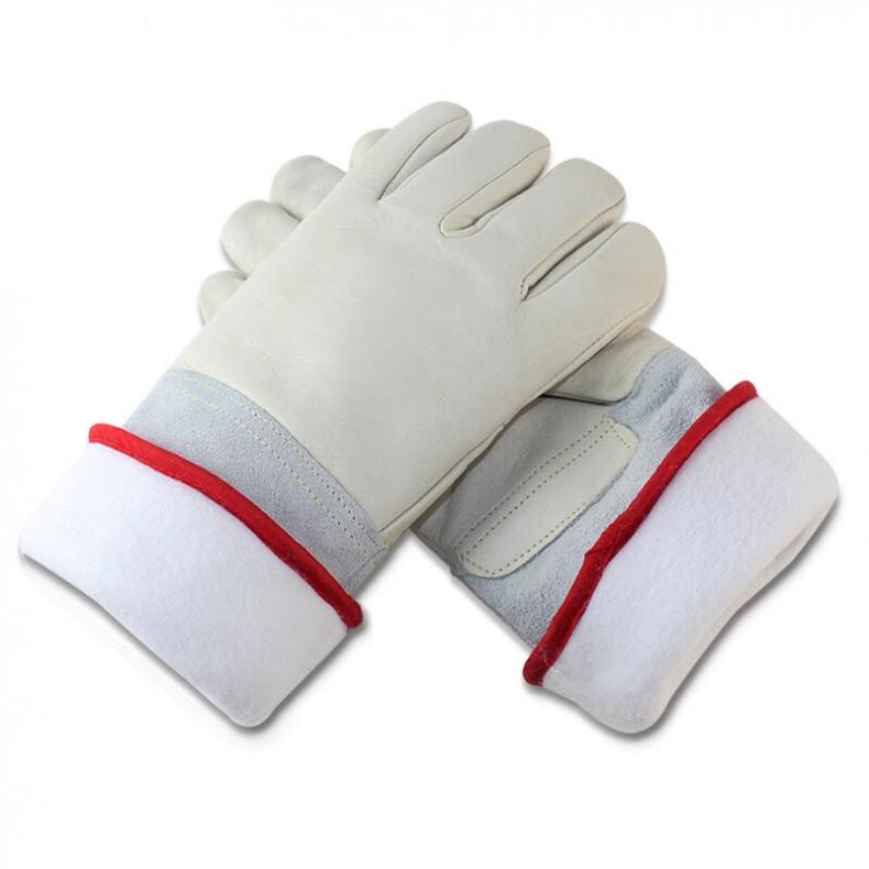 谋福（CNMF） 187 牛皮耐低温手套 40cm（单位：副）