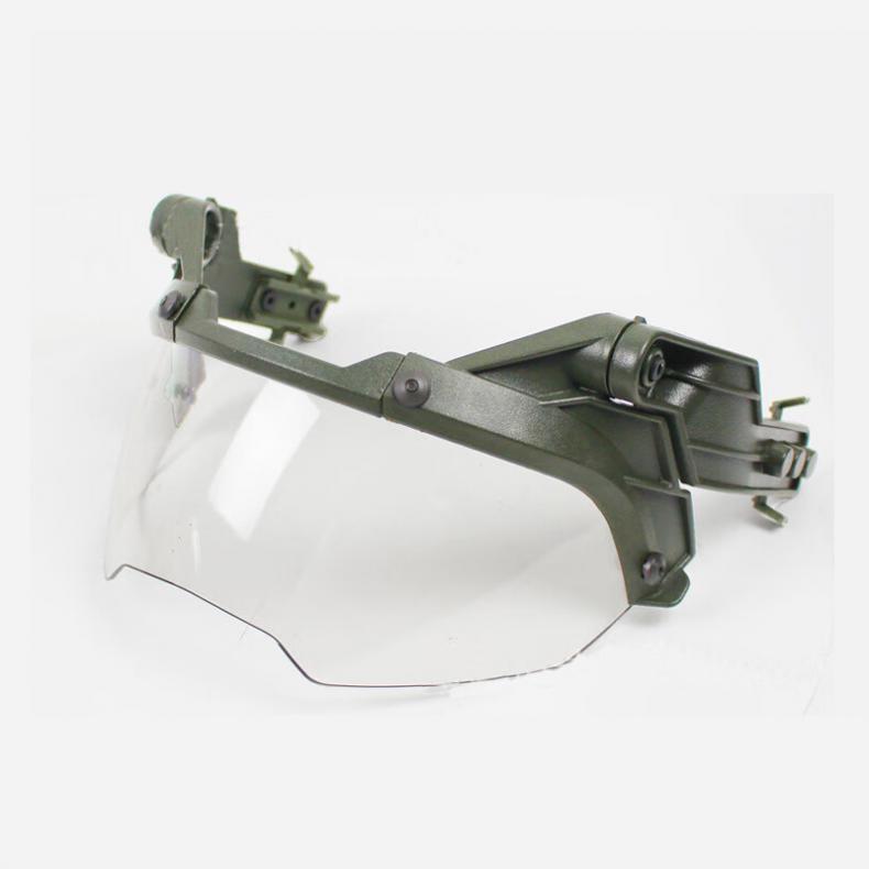 谋福（CNMF） tj518 导轨版战术护目镜 24*10cm（单位：副） 绿框透明镜片