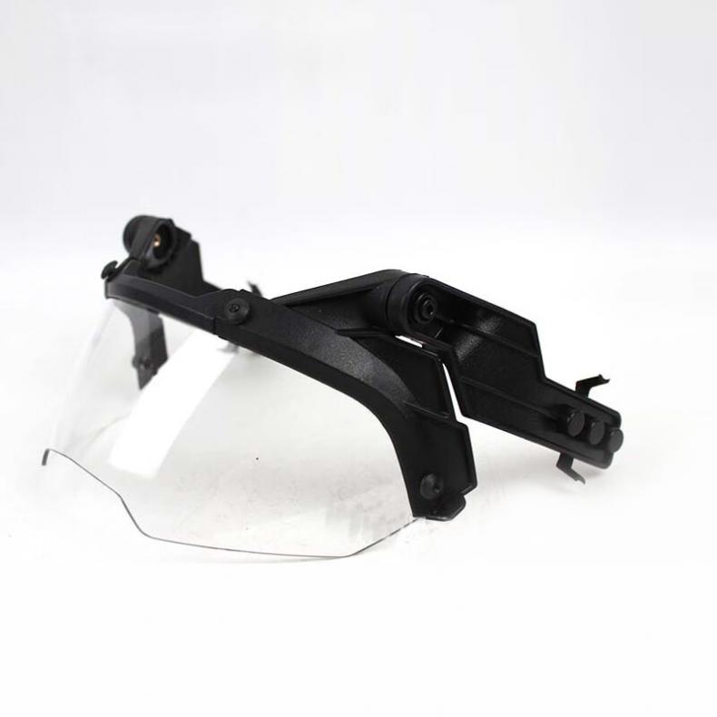 谋福（CNMF） tj518 导轨版战术护目镜 24*10cm（单位：副） 黑框透明镜片