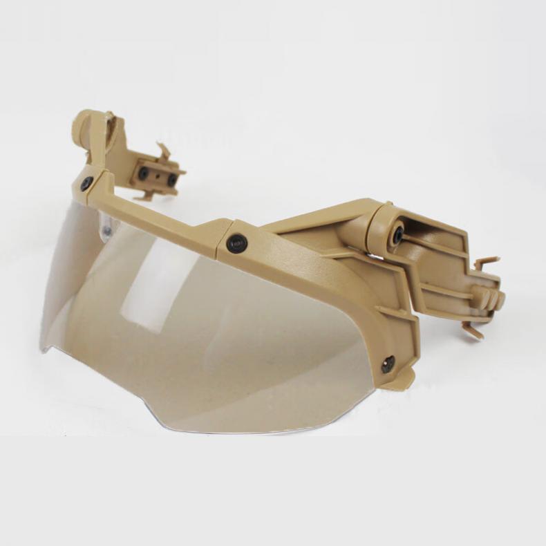 谋福（CNMF） tj518 导轨版战术护目镜 24*10cm（单位：副） 泥框茶色镜片