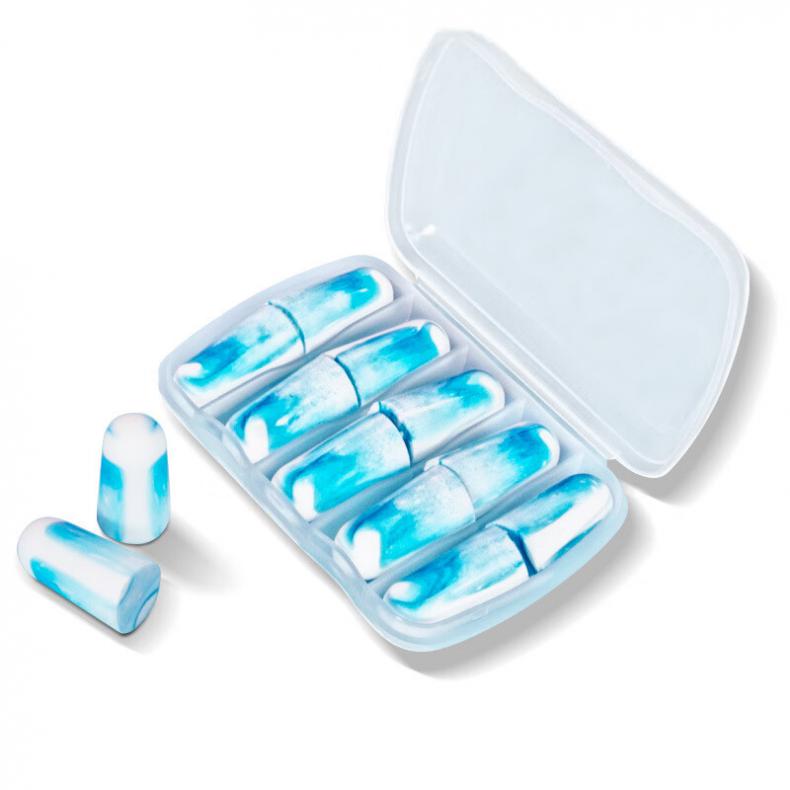 谋福（CNMF） tj556 强效降噪耳塞 20副/盒（单位：盒） 炫彩蓝