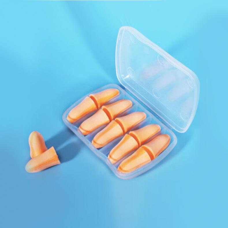 谋福（CNMF） tj556 强效降噪耳塞 20副/盒（单位：盒） 炫彩橙