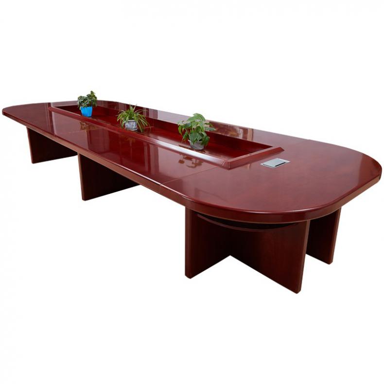 臻远 ZY-BSA-04 椭圆中空会议桌 4500*1800*760mm（单位：张）