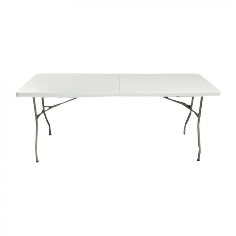 臻远 ZY-XDY-17 桌椅套装 折叠桌1800*760*740mm+八个圆凳颜色随机（单位：套）