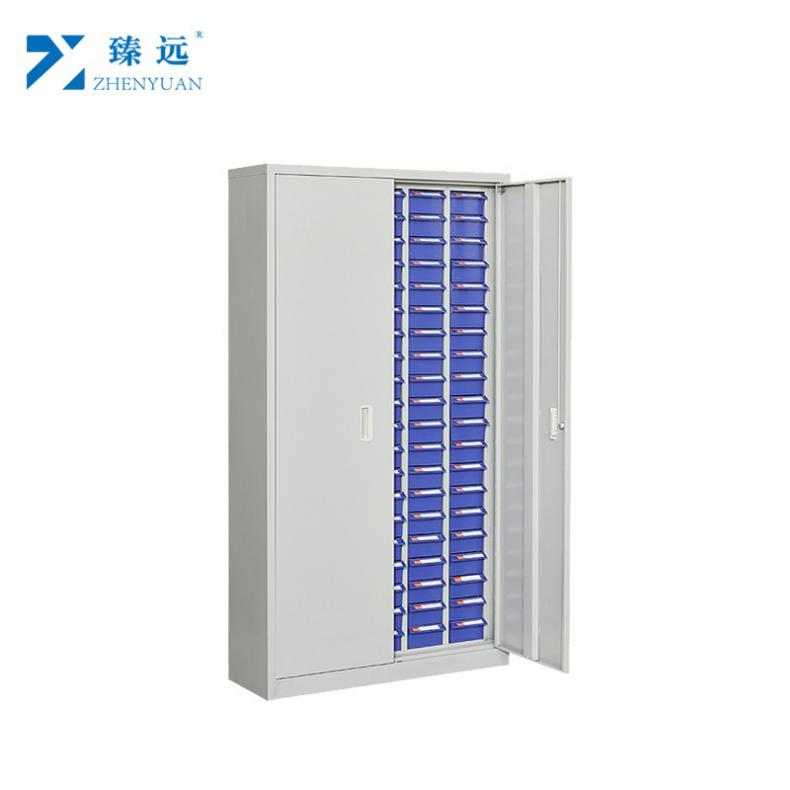 臻远 ZY-NW-LJG-04 小号零件柜 100抽蓝色带门（单位：个）