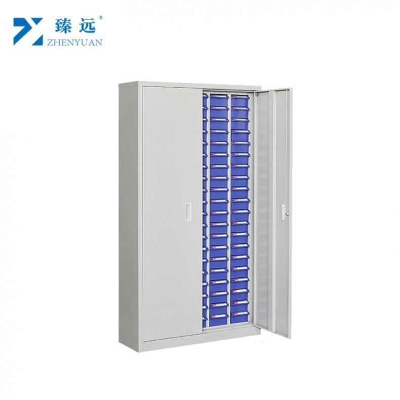 臻远 ZY-NW-LJG-08 中号零件柜 100抽蓝色带门（单位：个）
