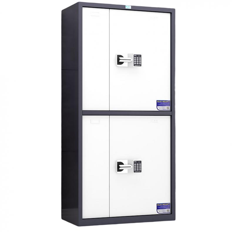 臻远 ZY-BMCZ-12 通双节国保锁保密柜 1850*900*420mm（单位：个） 灰白套色