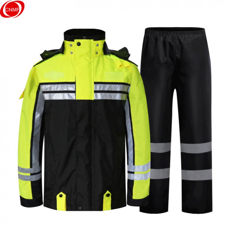 谋福(CNMF) 8225 警式雨衣套装 L（单位：套） 可定制