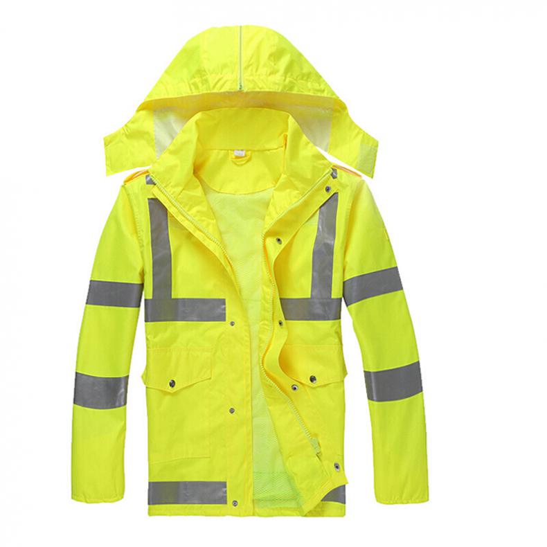 谋福(CNMF) 8010 反光雨衣 XXXL（单位：件） 可定制 荧光黄