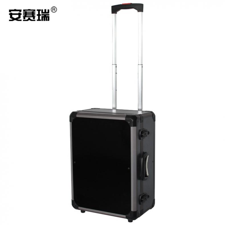 安赛瑞 16557 拉杆工具箱 49*36*23cm（单位：个） 炭灰色