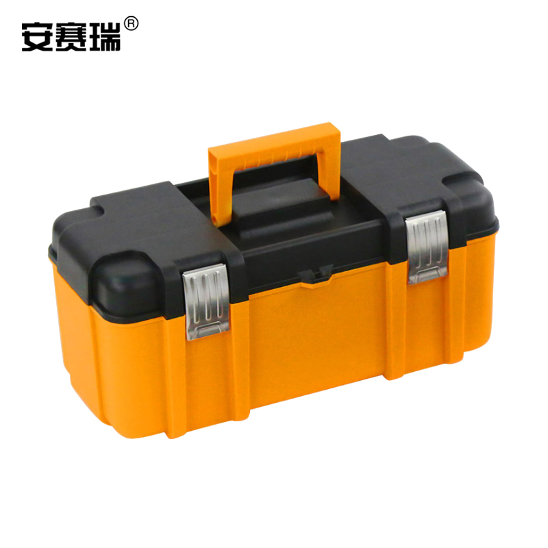 安赛瑞 24240 五金工具箱 435*210*195mm（单位：个） 黄黑