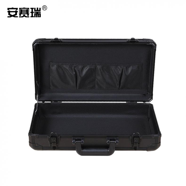 安赛瑞 28501 手提式铝合金设备箱 空箱 68*32*18cm（单位：个） 黑色