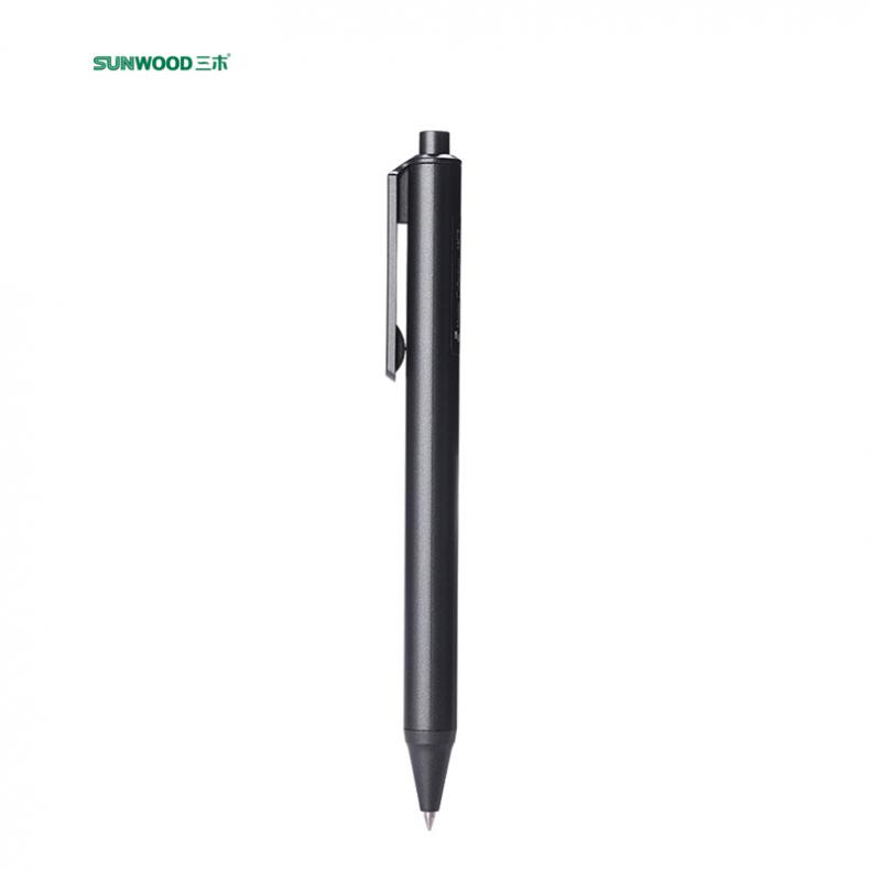 三木（SUNWOOD） MC2 名匠系列按动式子弹头中性笔 0.5mm 10支/盒 （单位：盒）  黑色