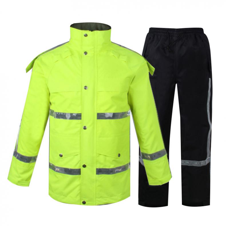 禹顺 三层复合 户外交通执勤分体式雨衣套装 180cm（单位：套）
