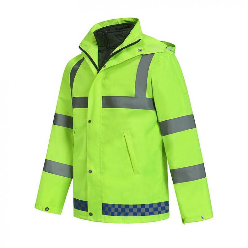 谋福（CNMF） YGLMF05 安全保暖雨衣 单独上衣 M 165cm（单位：件） 荧光绿