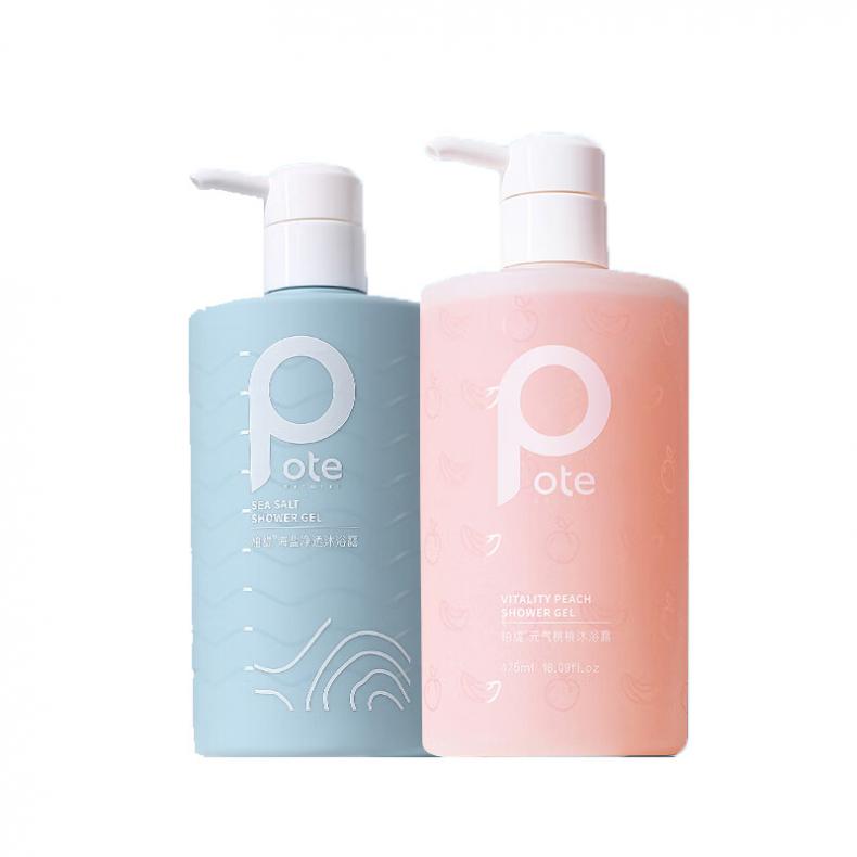 柏缇（POTE） 海盐除螨+元气桃桃 沐浴露套装 475ml+475ml（单位：套）