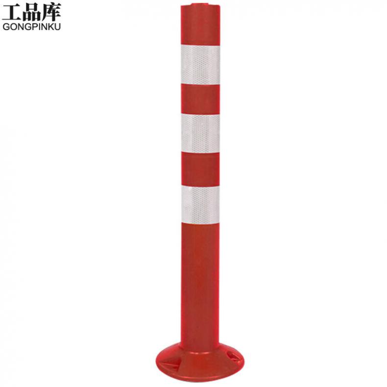 工品库（GONGPINKU） 红白 PE警示柱 75cm（单位：个）