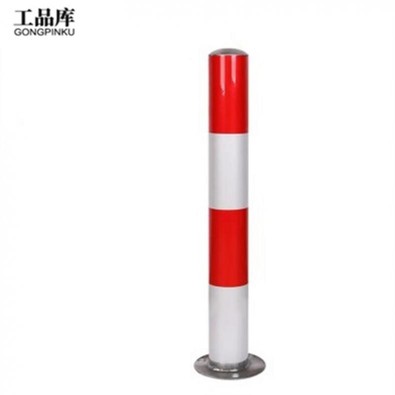 工品库（GONGPINKU） 法兰款 钢管警示柱 114*750*1.5mm（单位：个）