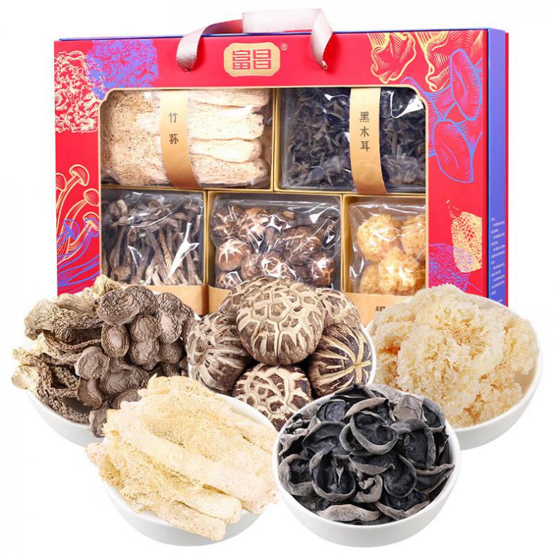 富昌 菌品天下 山珍菌菇干货礼盒 686g （单位：盒）