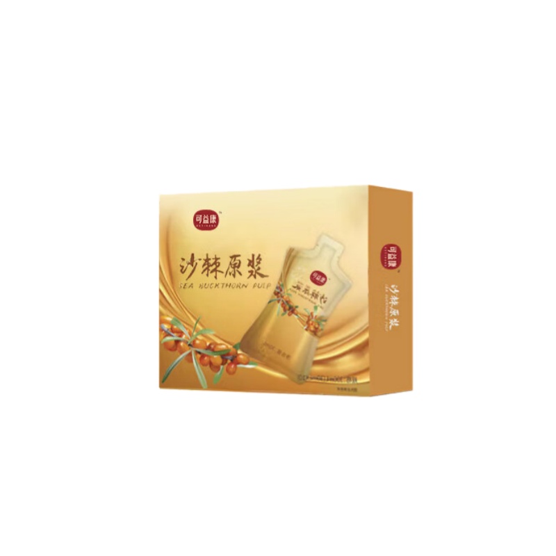 可益康 鲜榨 沙棘原浆 30ml/袋 10袋/盒 （单位：盒） 新老包装随机