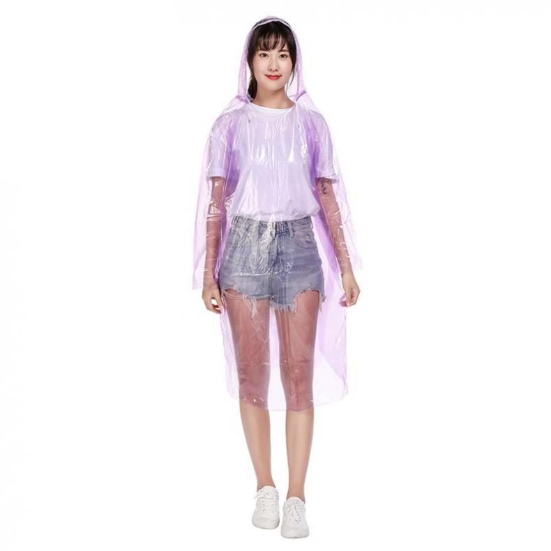 伏兴 XH3203 套头式一次性雨衣 10件/组（单位：组） 颜色随机