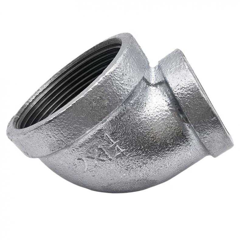 龙成 DN80*40 镀锌变径弯头 90度（单位：个）