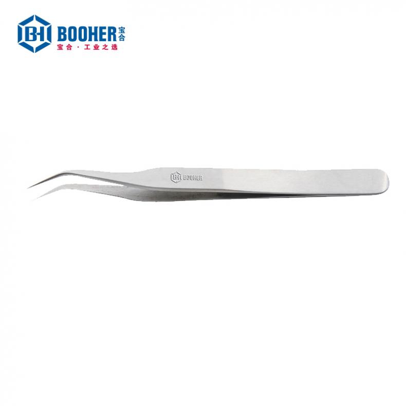 宝合（BOOHER） 0408106 弯头短镊子 118mm（单位：支）
