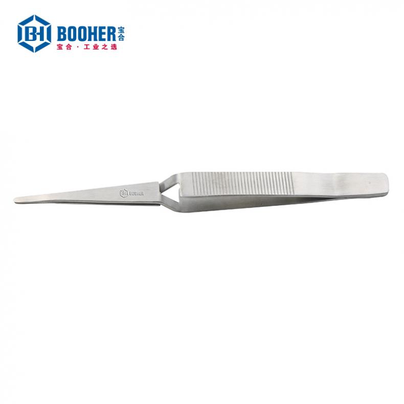 宝合（BOOHER） 0408111 宽头反弹镊子 145mm（单位：支）