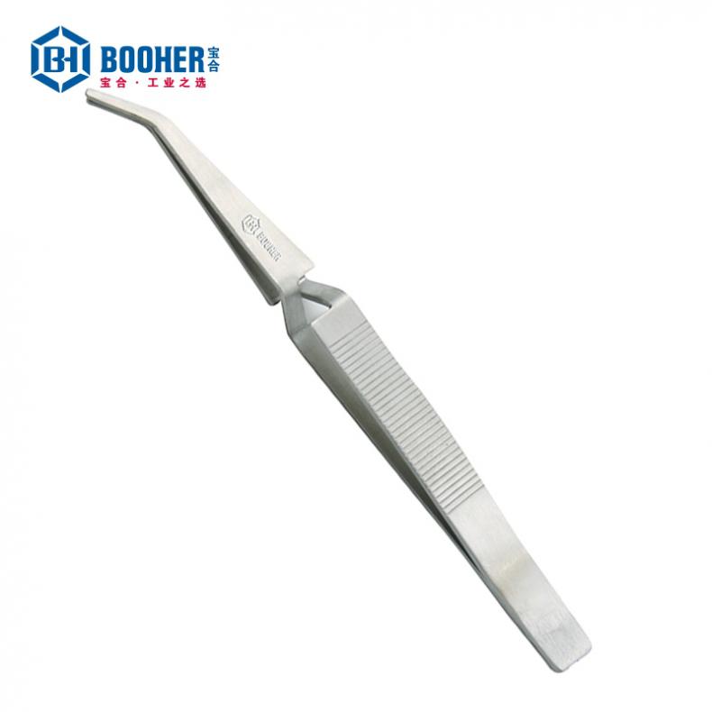 宝合（BOOHER） 0408112 弯头反弹镊子 140mm（单位：支）
