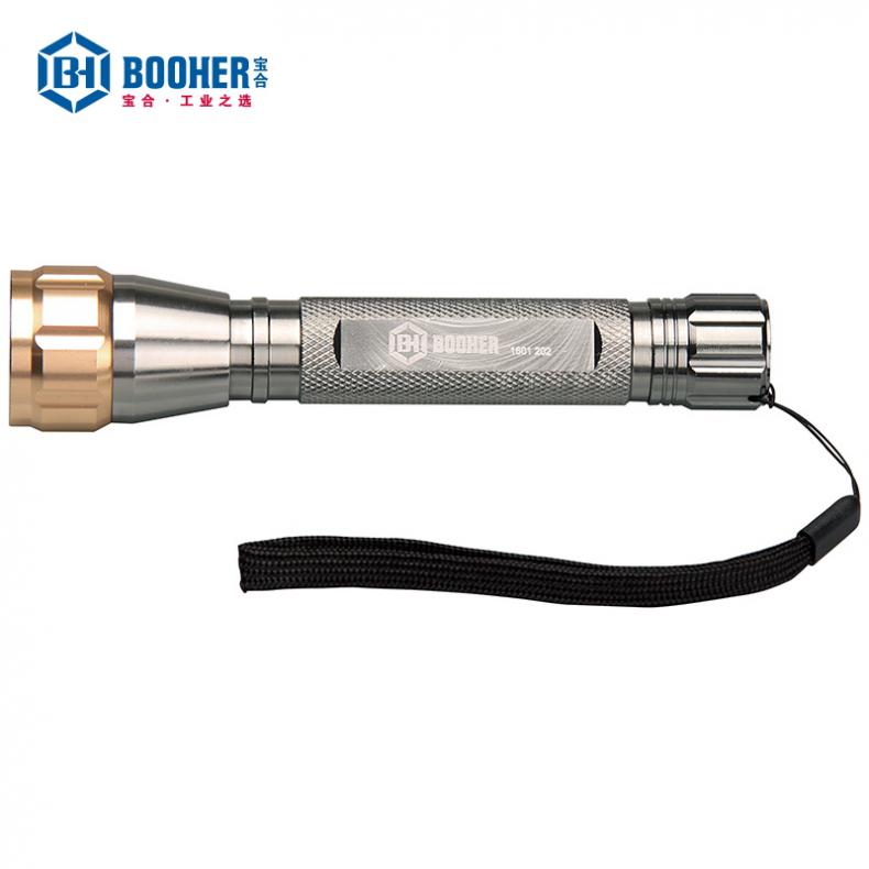 宝合（BOOHER） 1601202 铝合金强光手电筒 2节5#电池（单位：个）