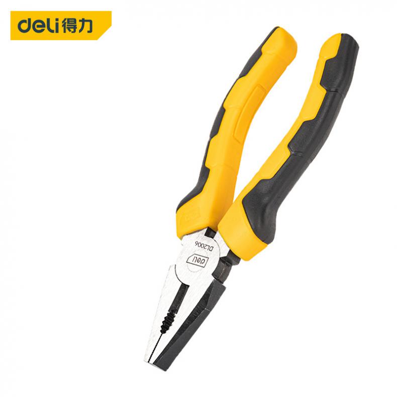 得力（deli） DL2006 德式钢丝钳 6寸（单位：把）