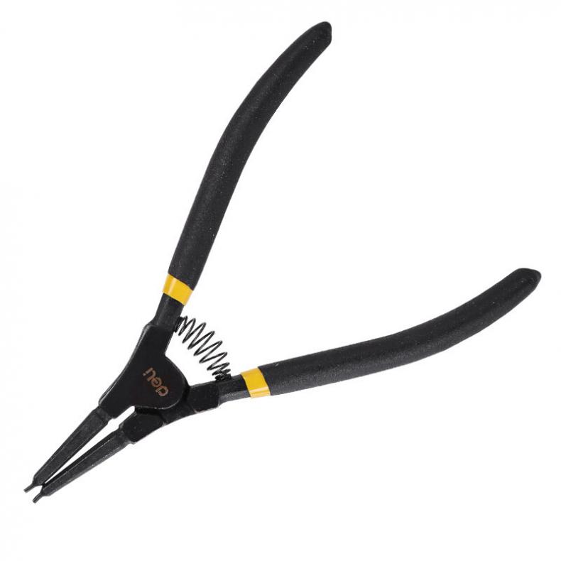 得力（deli） DL20022 德式外直卡簧钳铬钒钢 7寸（单位：把）