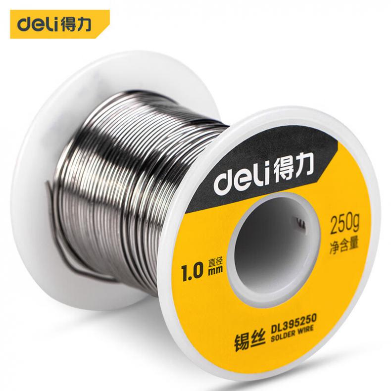 得力（deli） DL395250 锡丝 1.0mm 250g（单位：卷） 30%含锡量